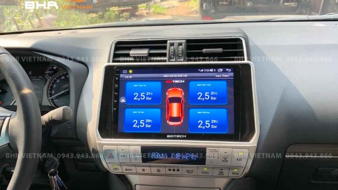 Màn hình DVD Android liền camera 360 Toyota Prado 2017 - nay | Gotech GT360